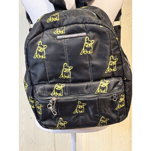 Betsey Johnson Backpack Women's Medium Black Yellow
